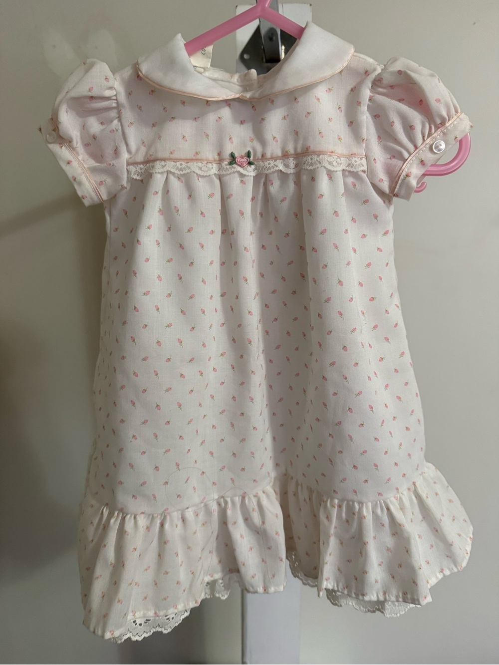Vintage “Something Pretty” Newborn Dress